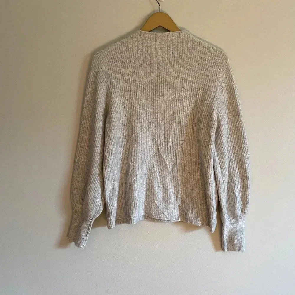 J. Crew Wool Blend Ribbed Sweater - Picture 9 of 12